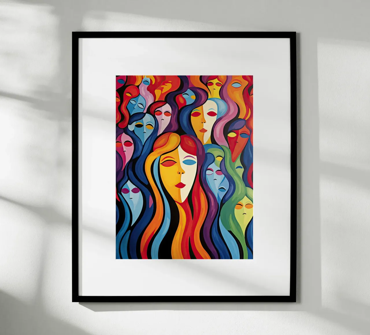 Arte da parete di Imagine poster con telaio in legno da Imagine