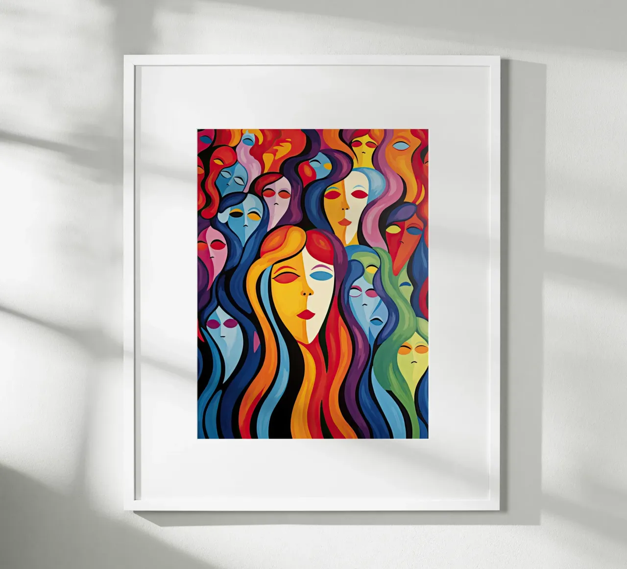 Arte da parete di Imagine poster con telaio in legno da Imagine