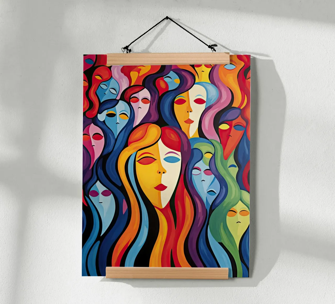Arte da parete di Imagine poster con telaio in legno da Imagine