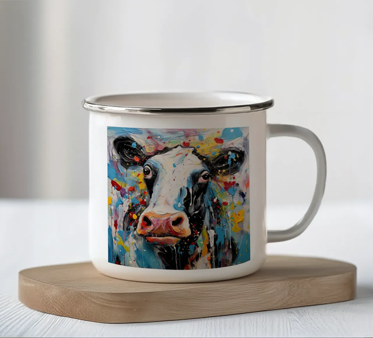 Arte da parete di Imagine tazza in smalto da Imagine