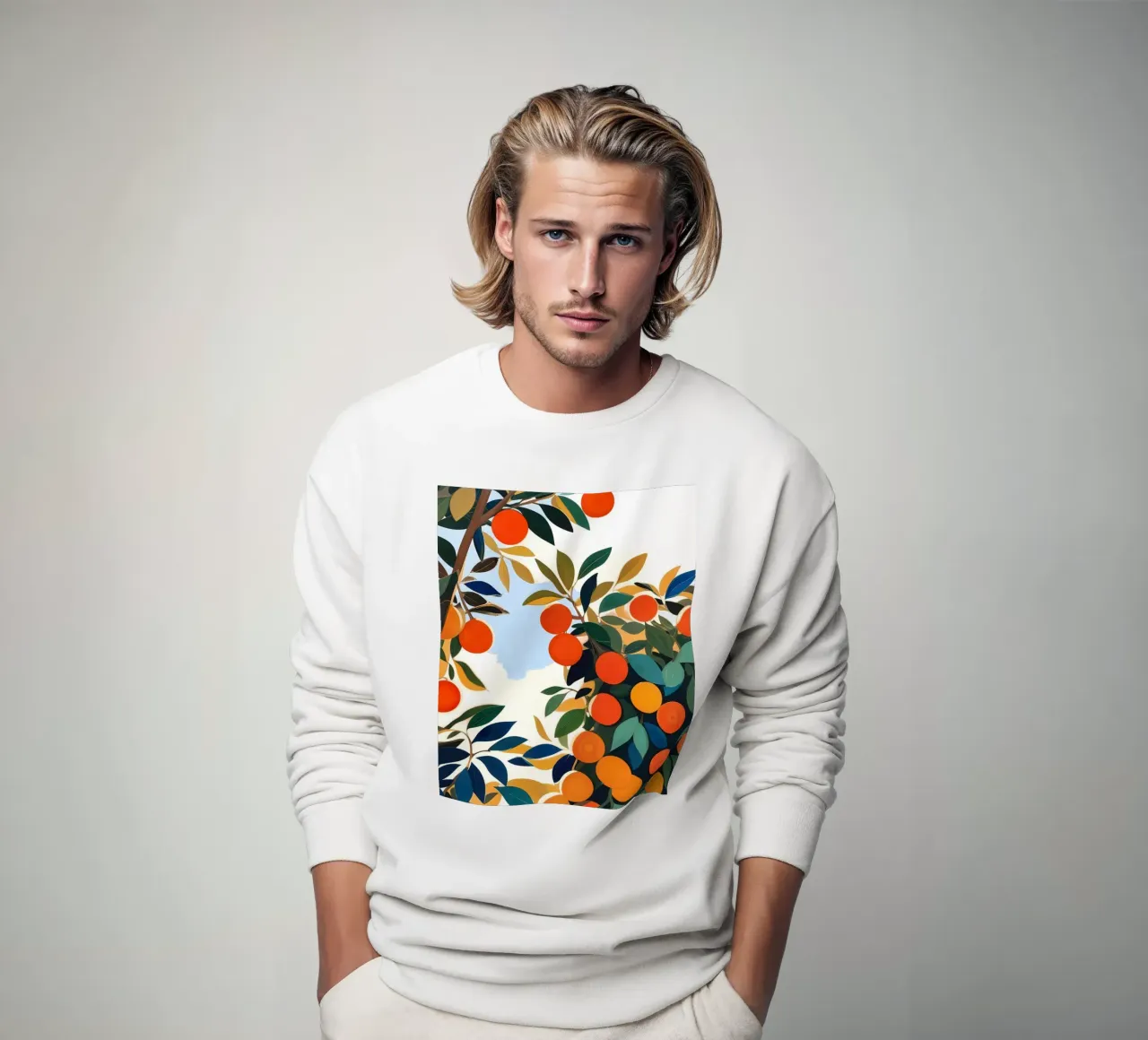 Perso nel giardino degli aranci felpa da 83oranges