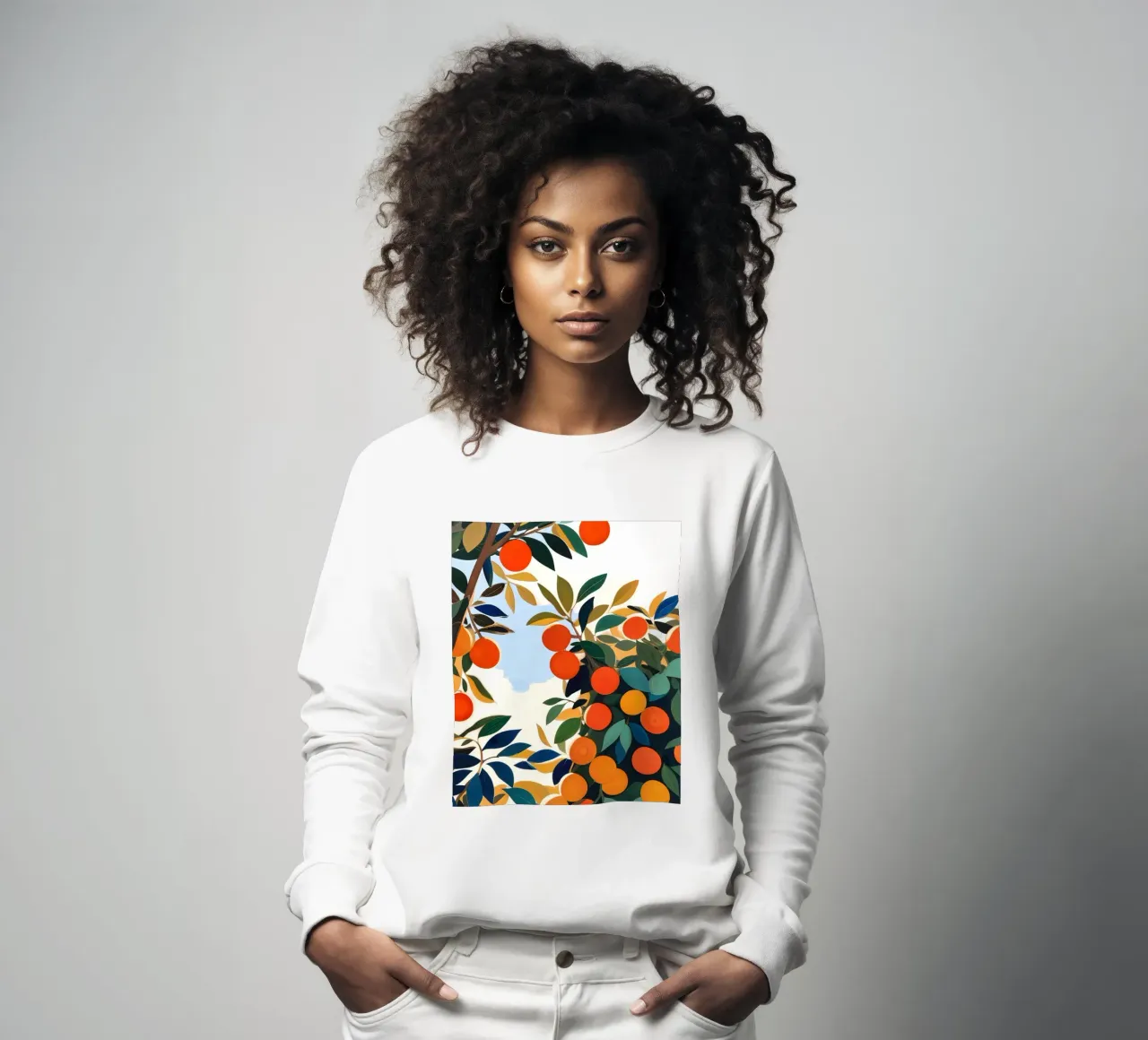 Perso nel giardino degli aranci felpa da 83oranges