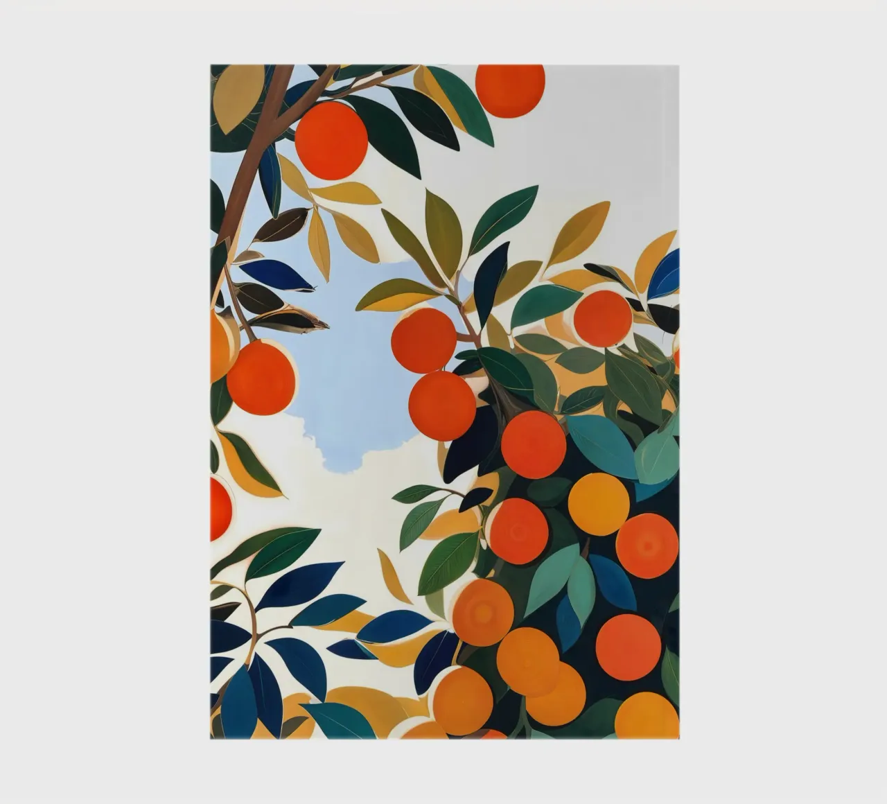 Perdu dans l'orangeraie carnet de notes de 83oranges