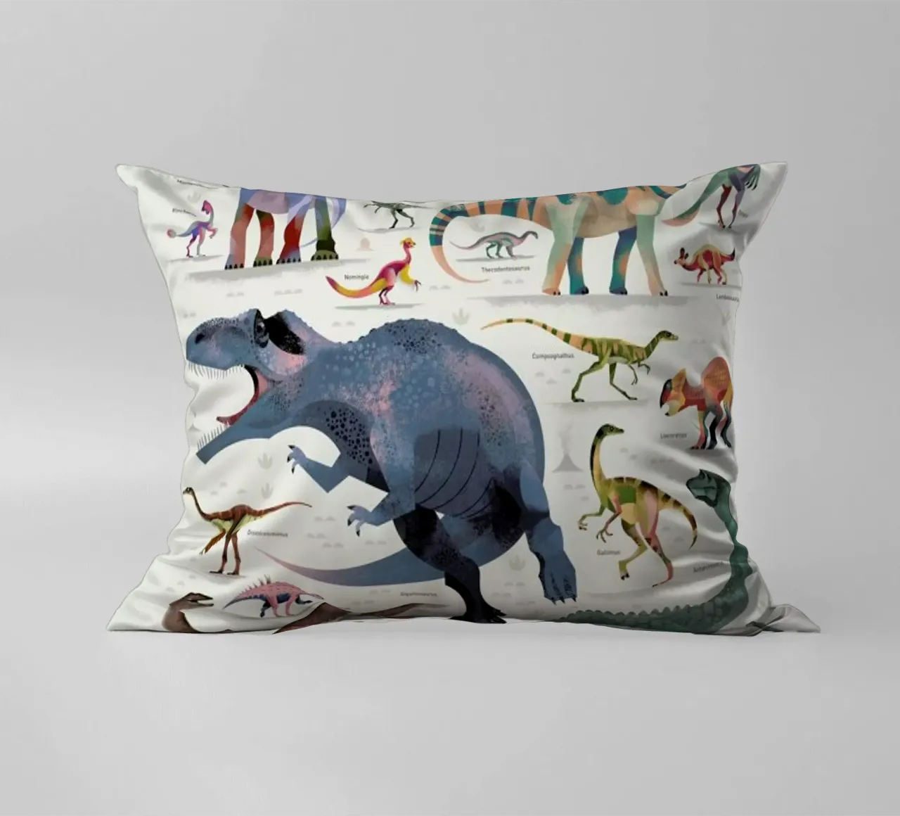 Dinosaurs decorative cushion by Dieter Braun