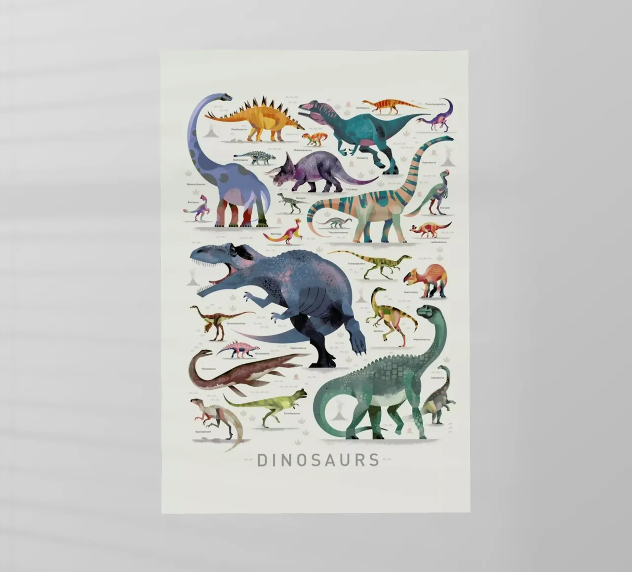 Dinosaurs pellicola backlit da Dieter Braun