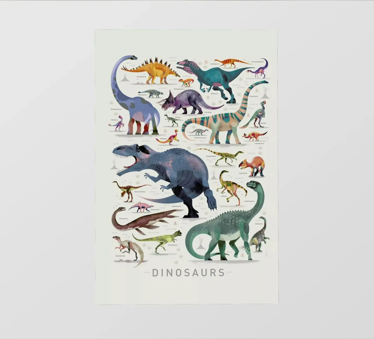 Dinosaurs pellicola backlit da Dieter Braun