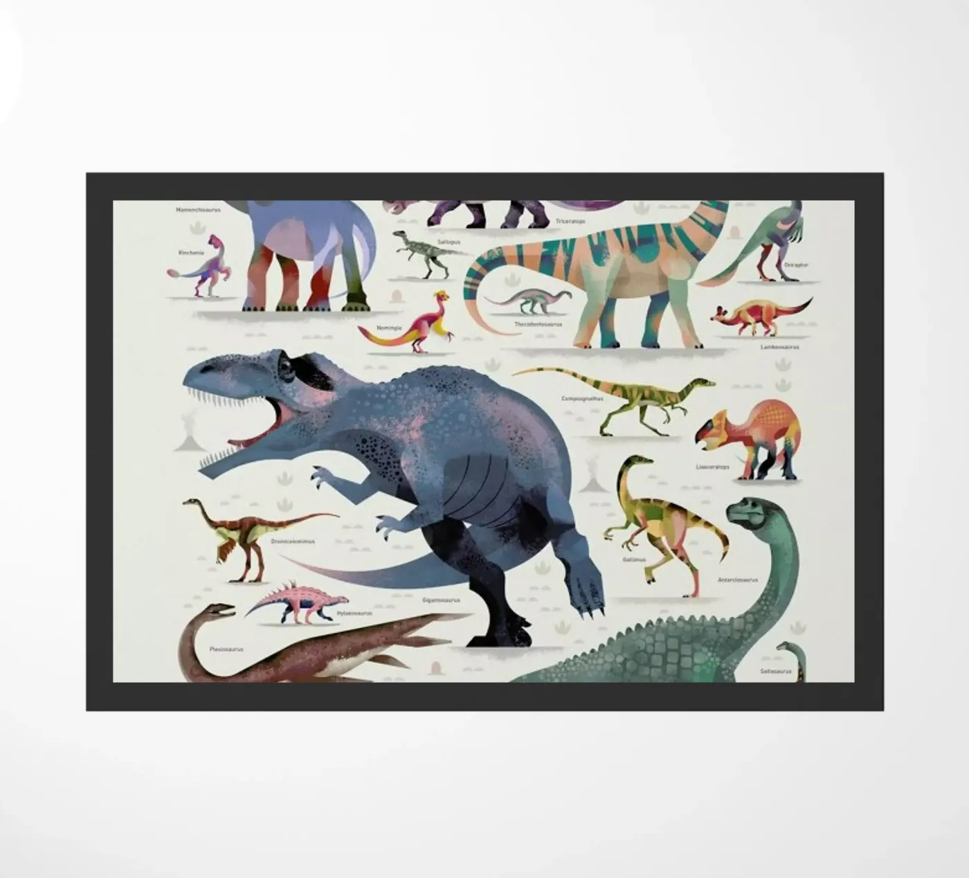 Dinosaurs deurmat van Dieter Braun