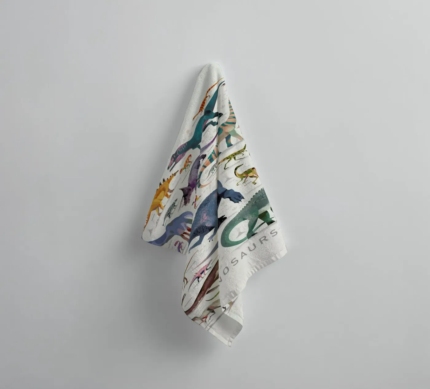 Dinosaurs badhanddoek van Dieter Braun