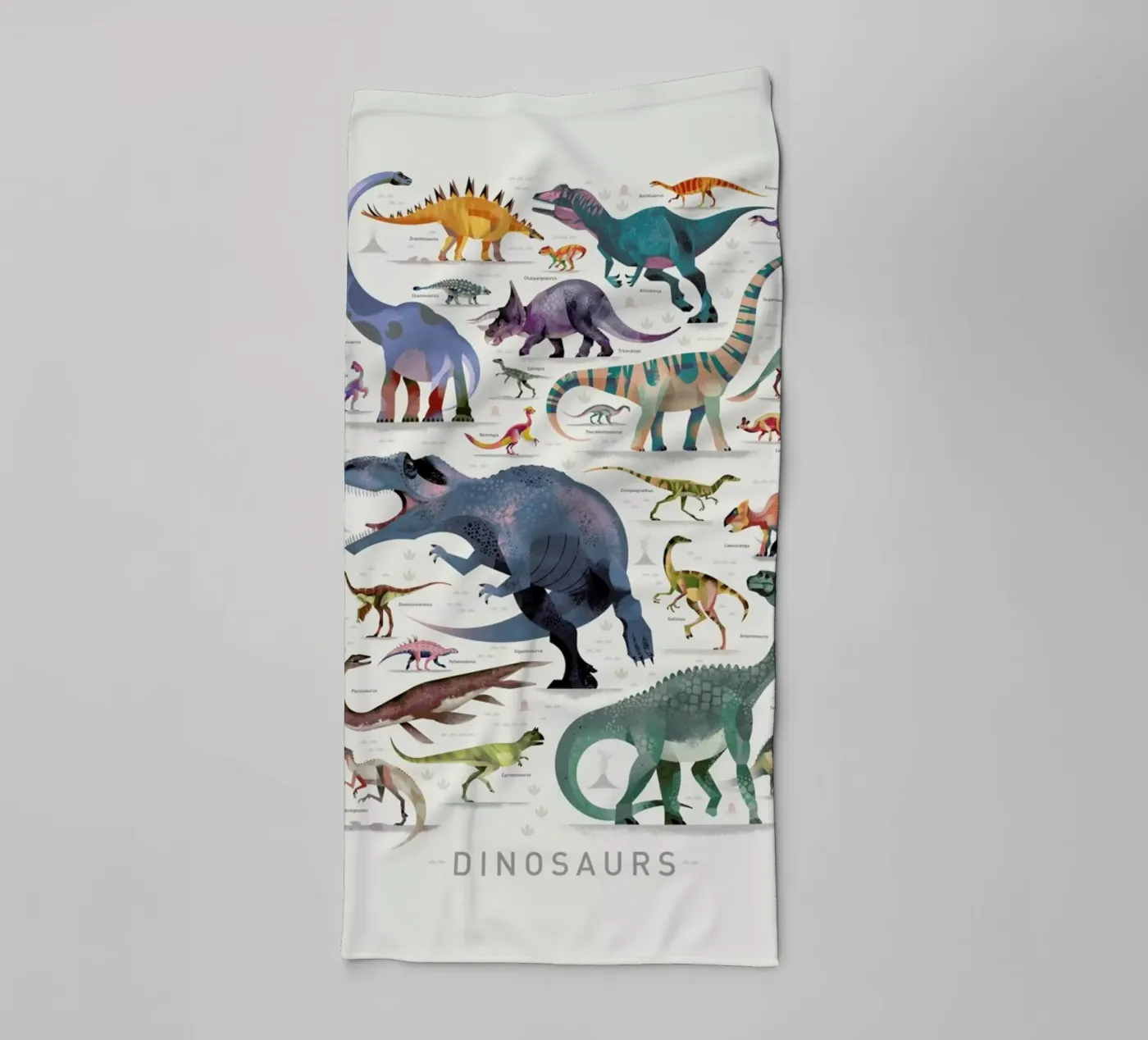 Dinosaurs badhanddoek van Dieter Braun