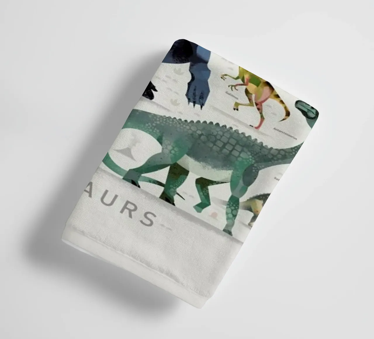 Dinosaurs towel by Dieter Braun
