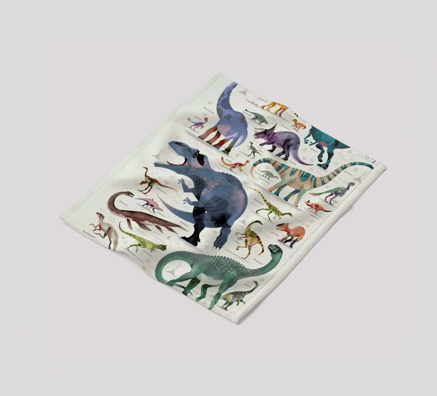 Dinosaurs Fleecedecke von Dieter Braun
