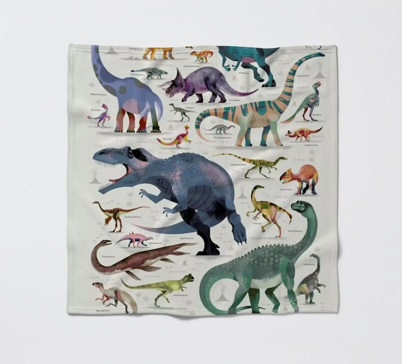 Dinosaurs Fleecedecke von Dieter Braun