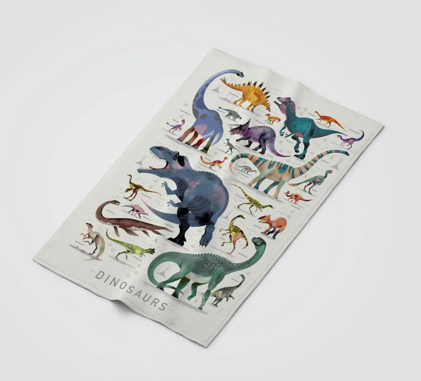 Dinosaurs fleecedeken van Dieter Braun