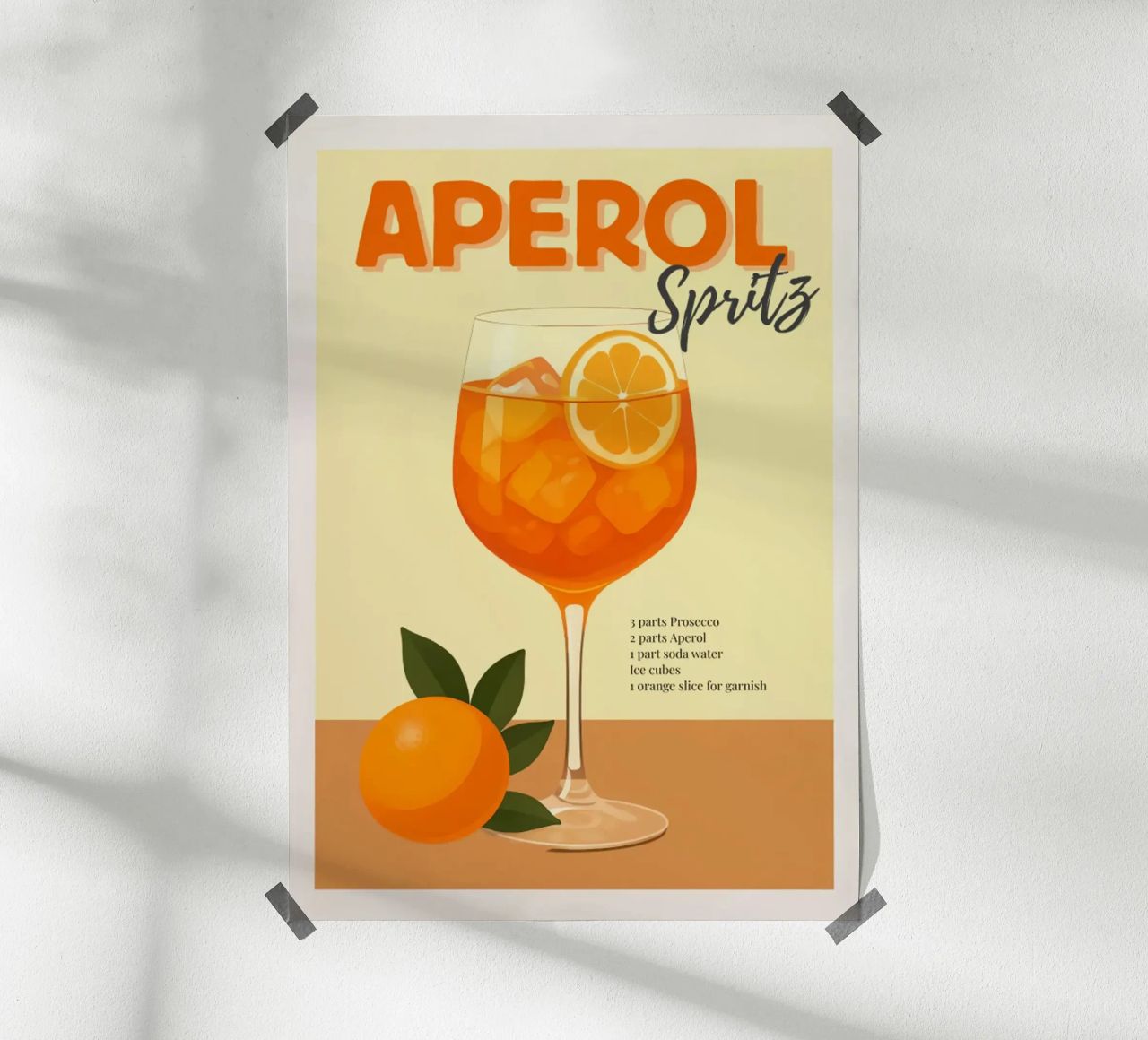 Aperol Spritz Poster von Millie shop