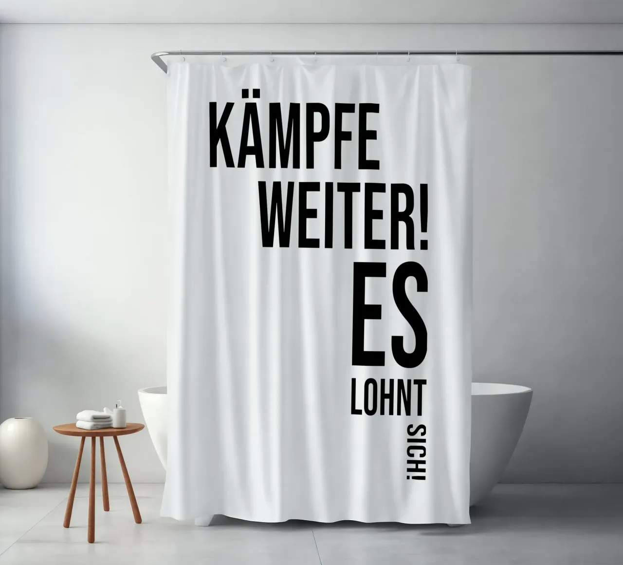 Combattere tenda da doccia da YV TYPOGRAPHY