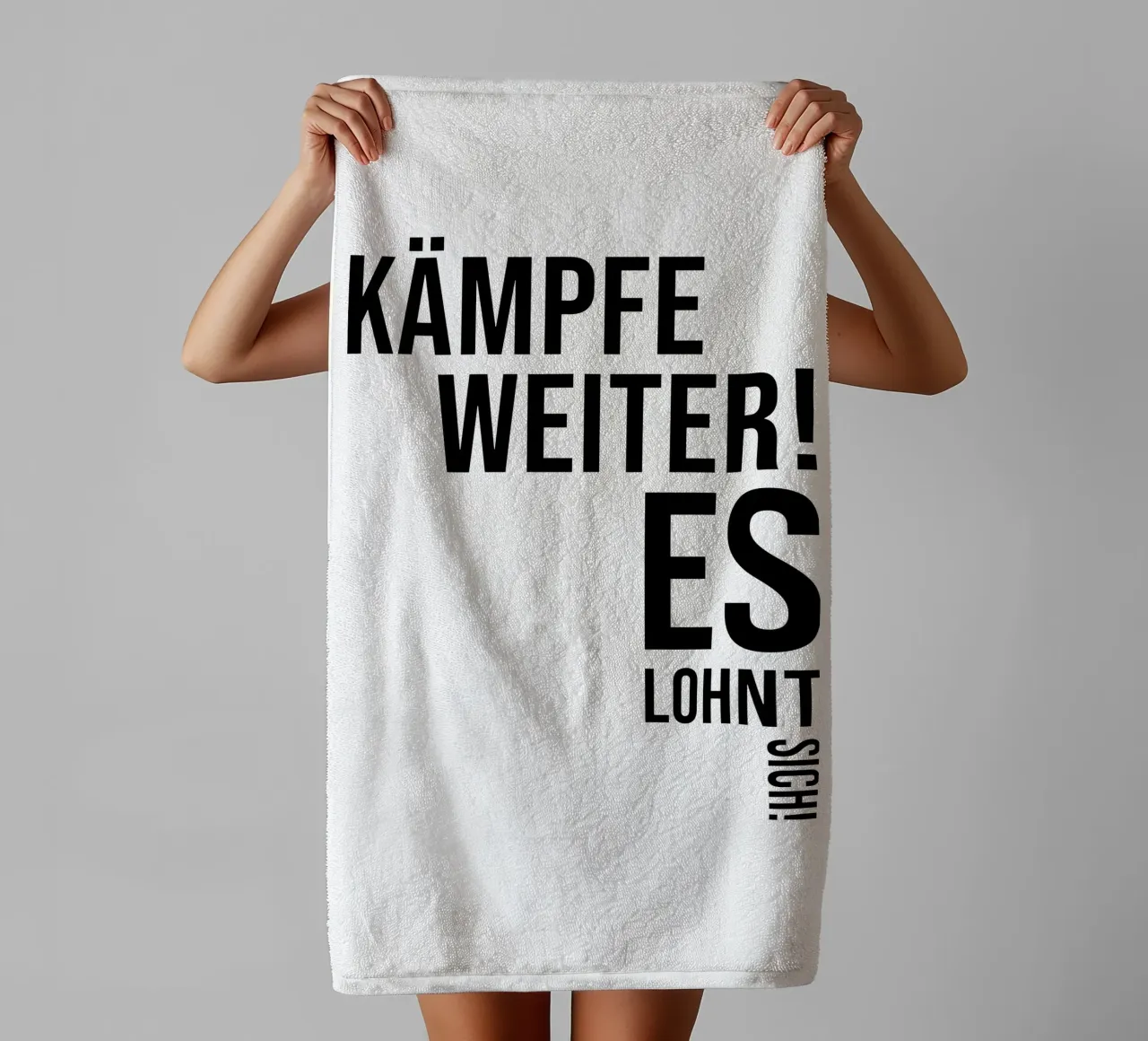 Combattere asciugamano da bagno da YV TYPOGRAPHY