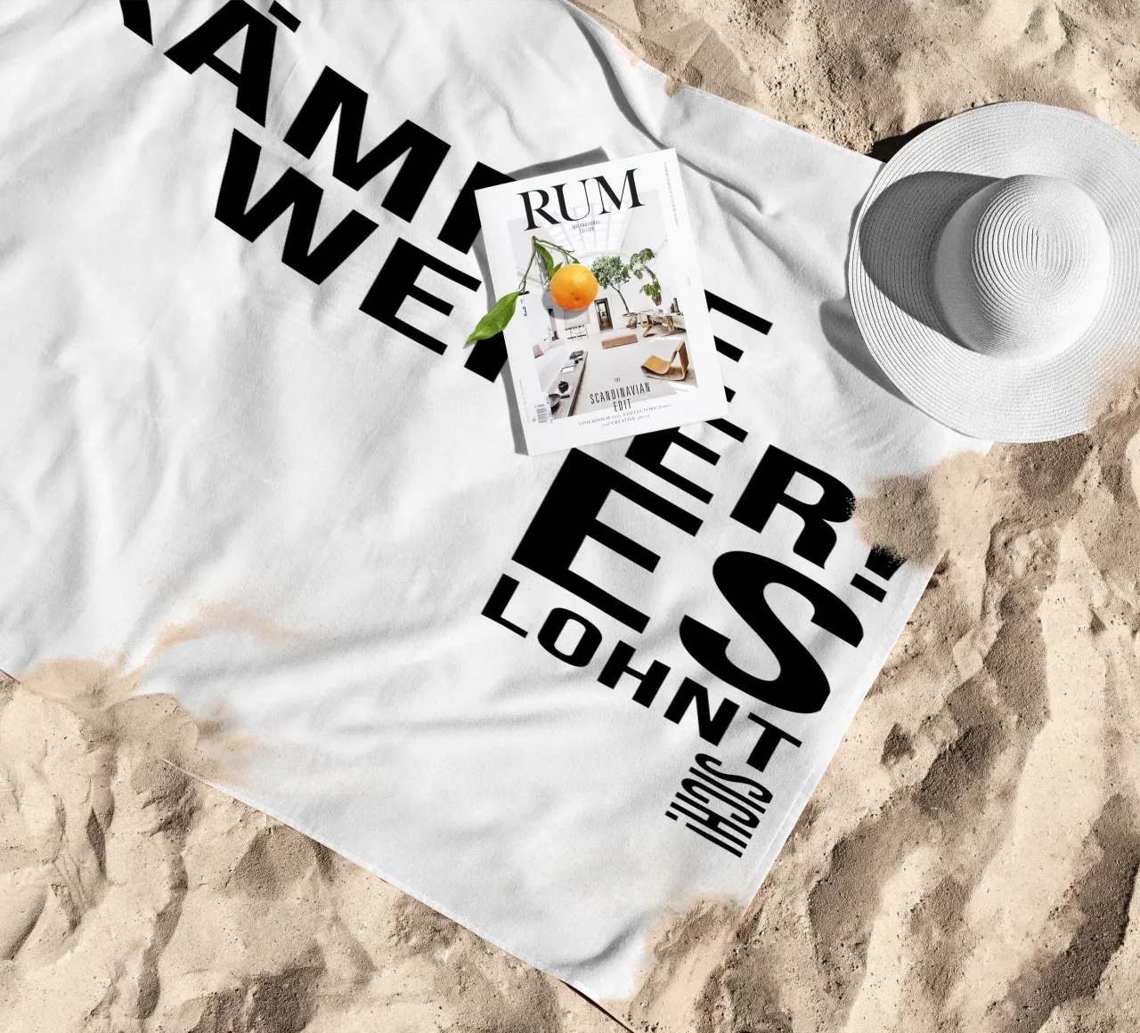 Combattere telo mare da YV TYPOGRAPHY