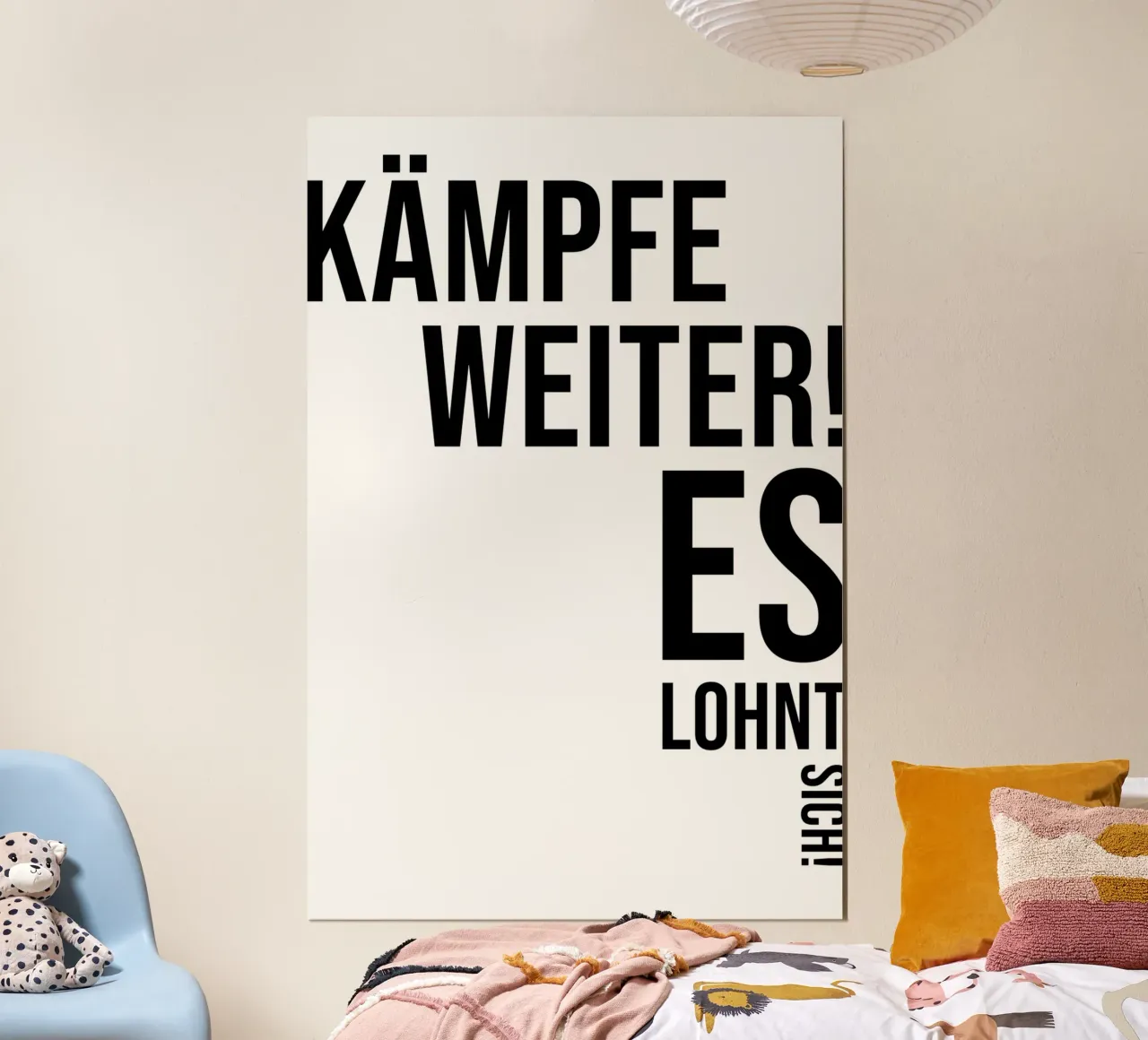 Combattere poster da YV TYPOGRAPHY