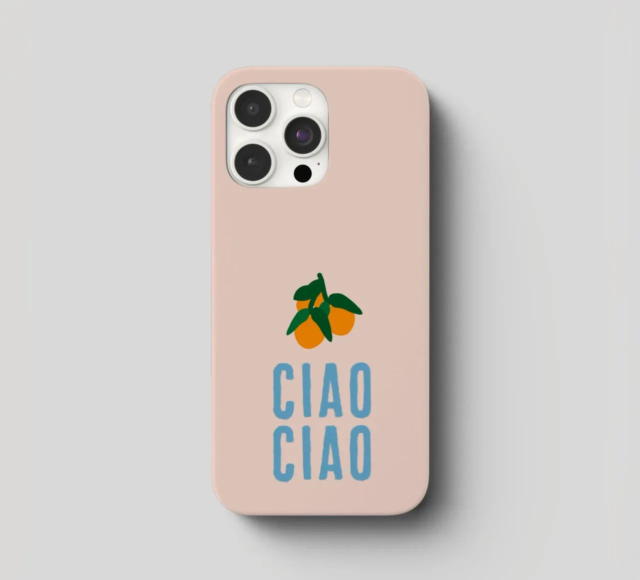 CIAO CIAO Con arance su beige cover iphone da Alisa Knöß