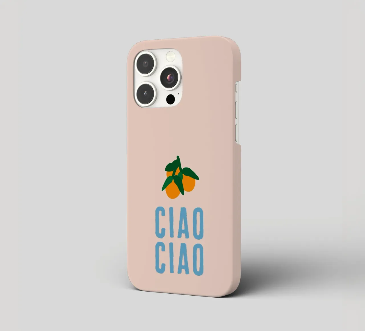 CIAO CIAO Con arance su beige cover iphone da Alisa Knöß
