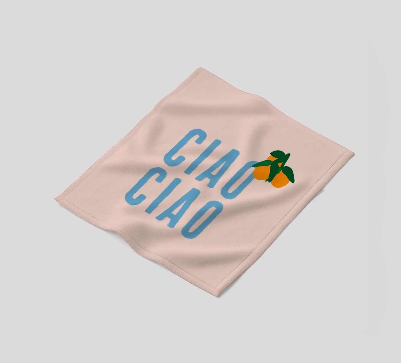 CIAO CIAO Con arance su beige coperta in pile da Alisa Knöß
