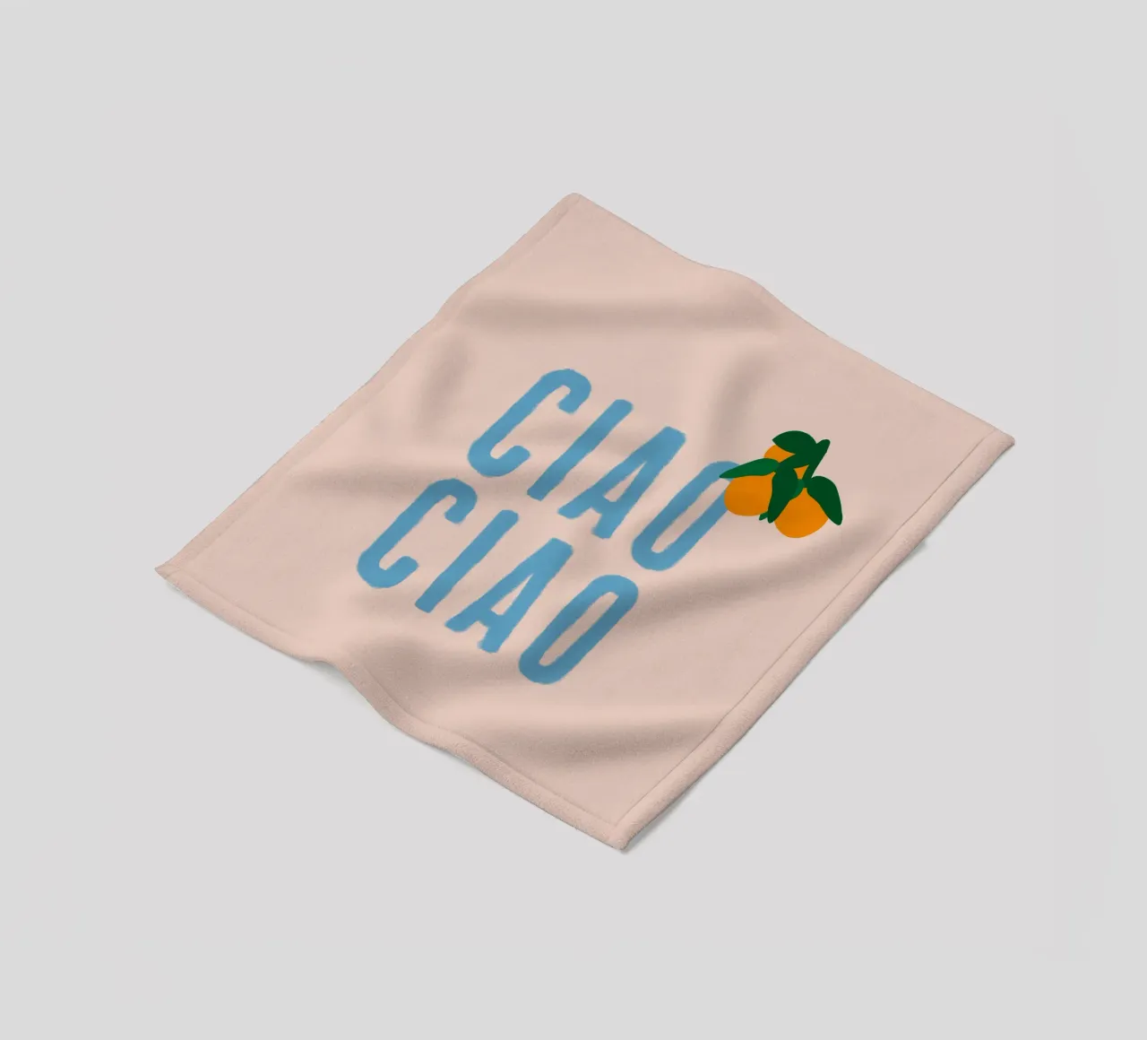 CIAO CIAO Con arance su beige coperta in pile da Alisa Knöß