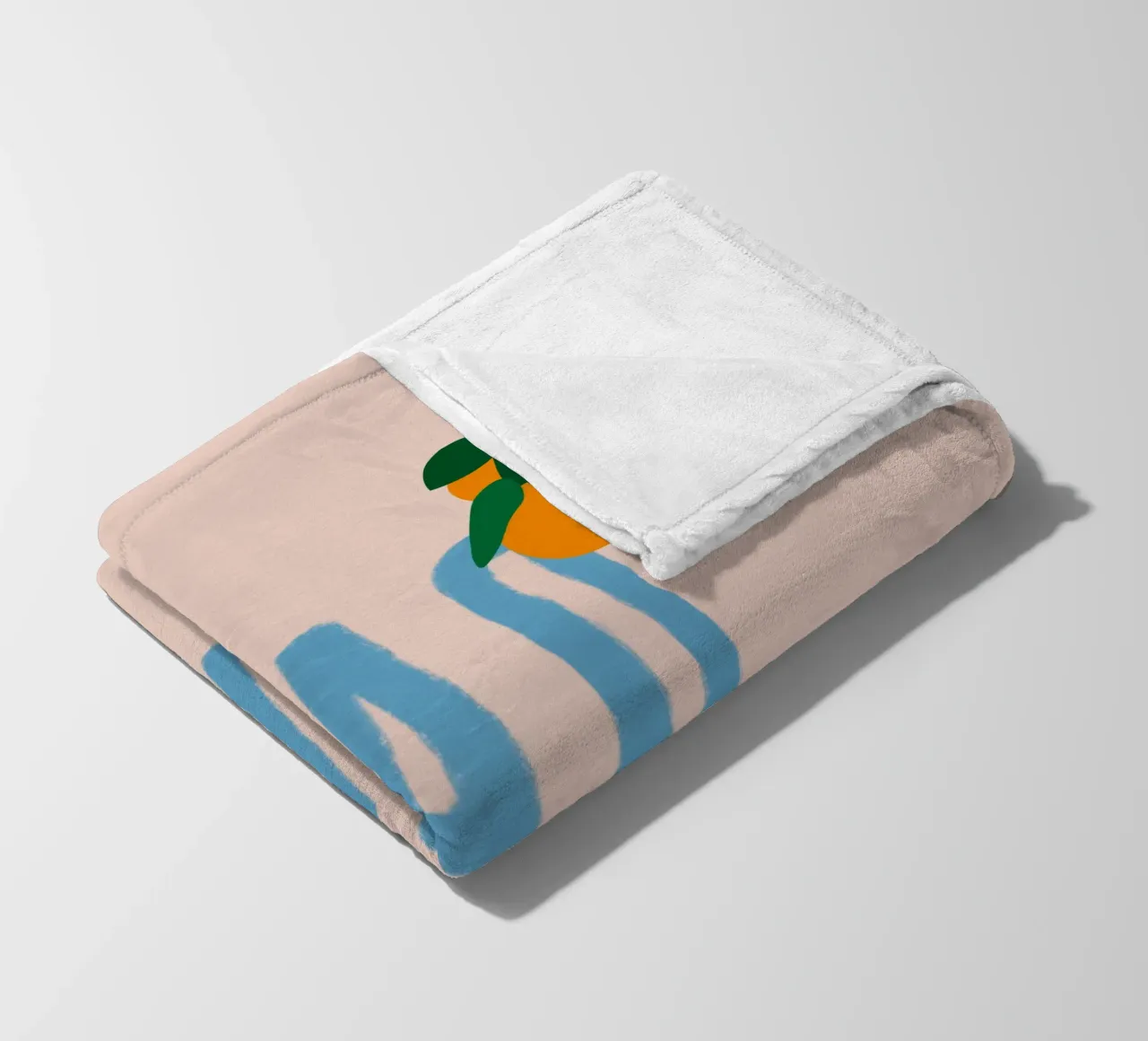 CIAO CIAO Con arance su beige coperta in pile da Alisa Knöß