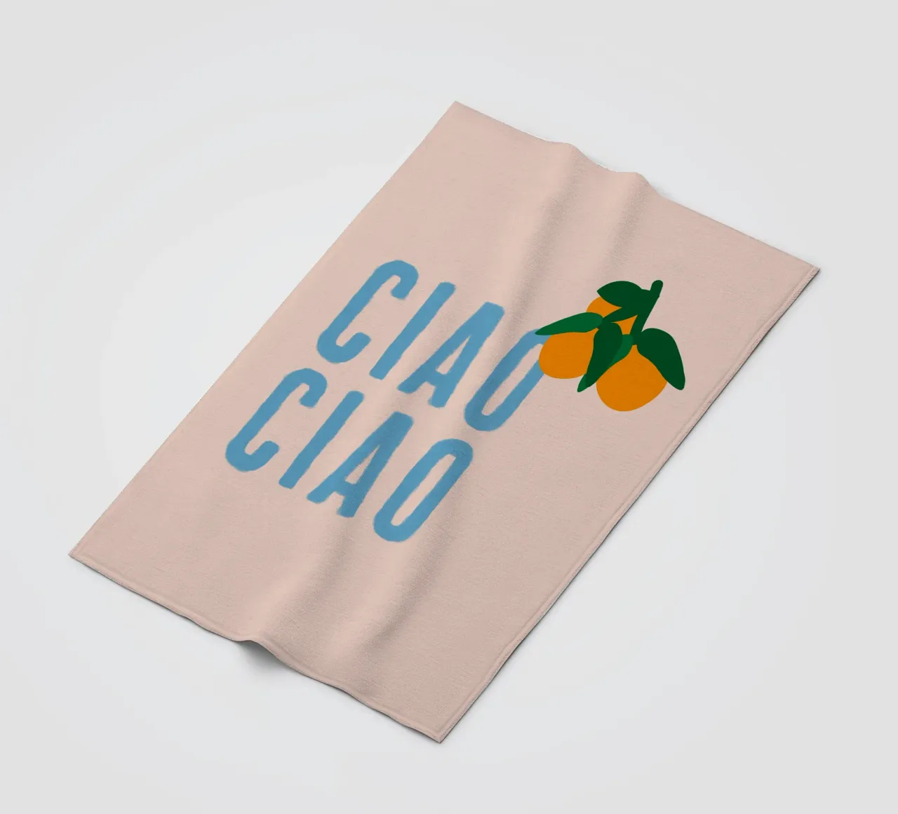 CIAO CIAO Con arance su beige coperta in pile da Alisa Knöß