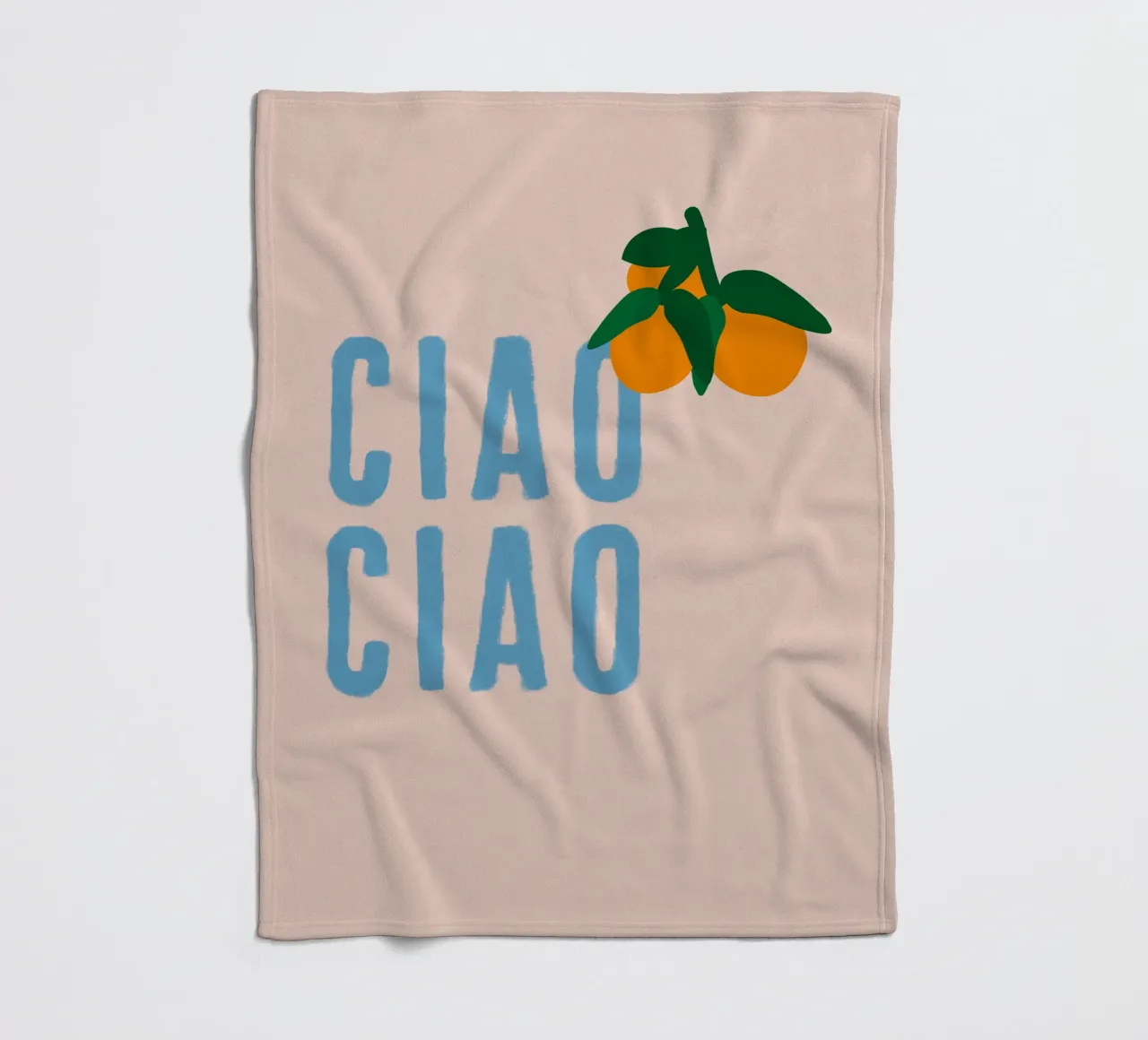 CIAO CIAO Con arance su beige coperta in pile da Alisa Knöß