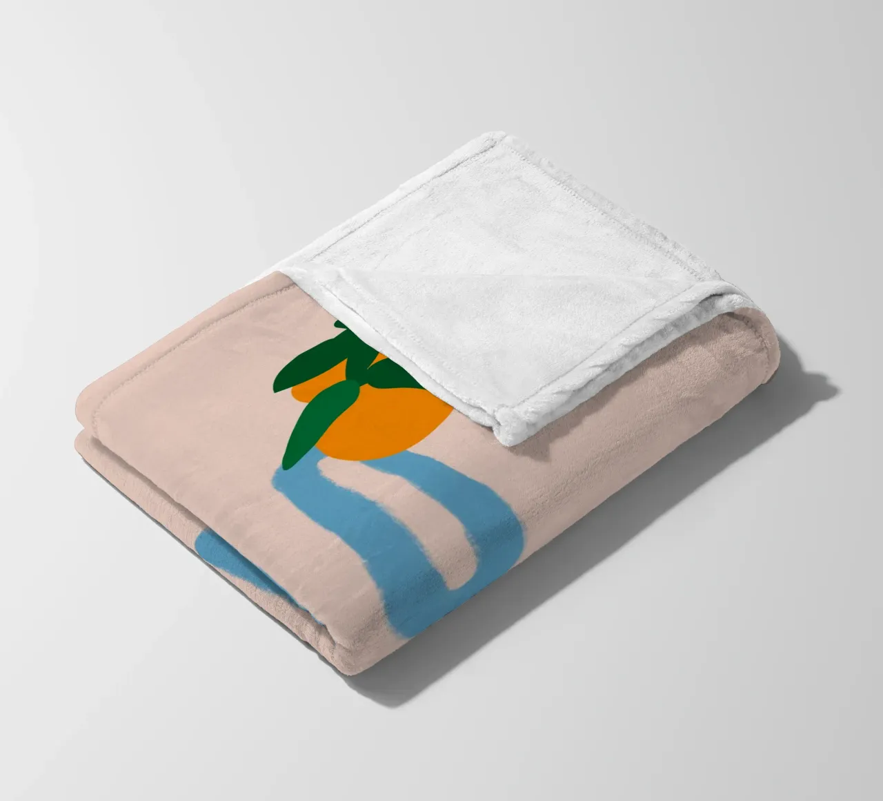 CIAO CIAO Con arance su beige coperta in pile da Alisa Knöß