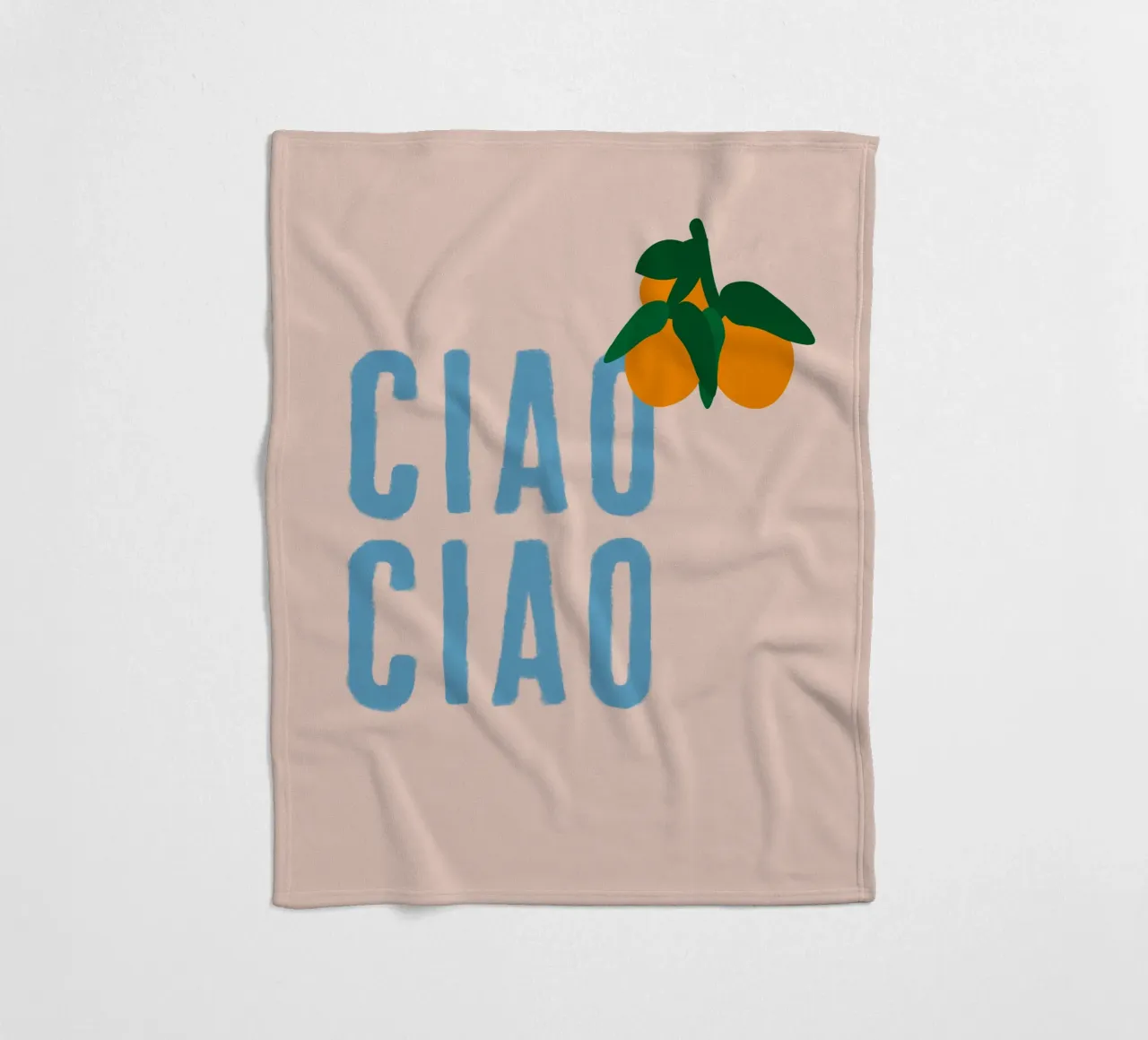 CIAO CIAO Con arance su beige coperta in pile da Alisa Knöß