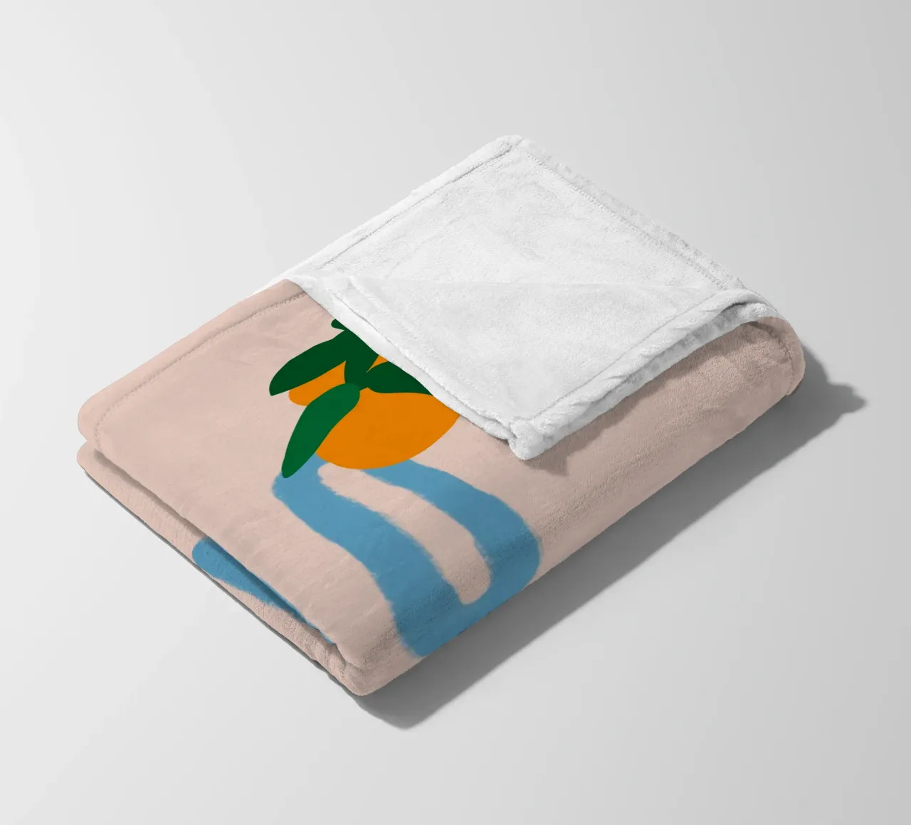 CIAO CIAO Con arance su beige coperta in pile da Alisa Knöß