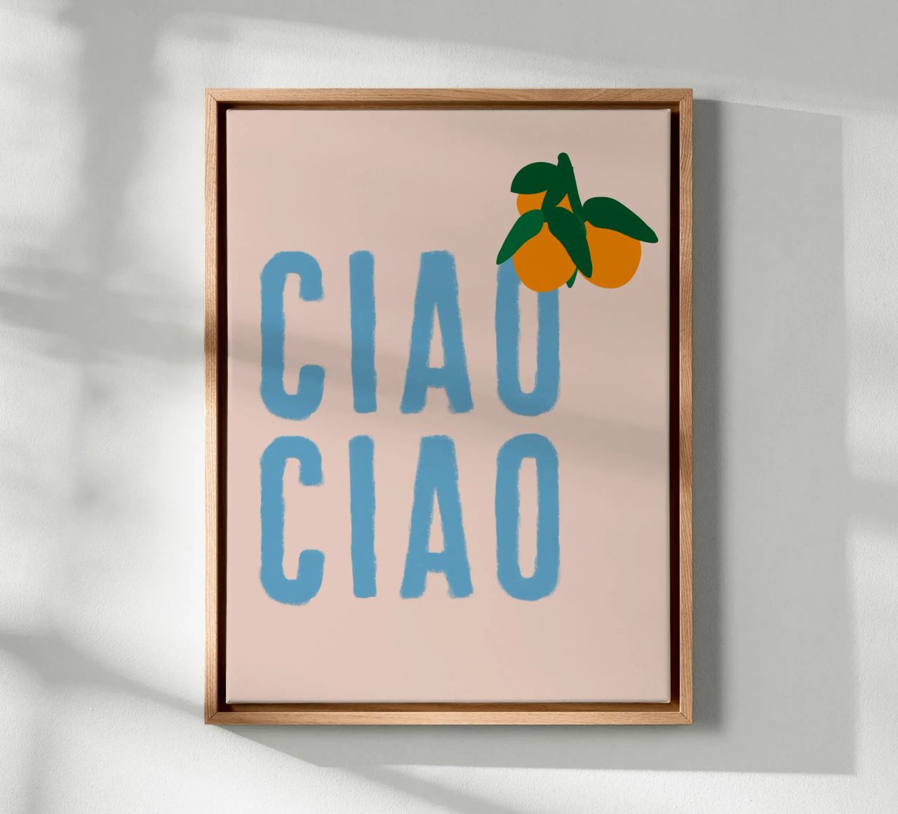 CIAO CIAO With oranges on beige canvas by Alisa Knöß