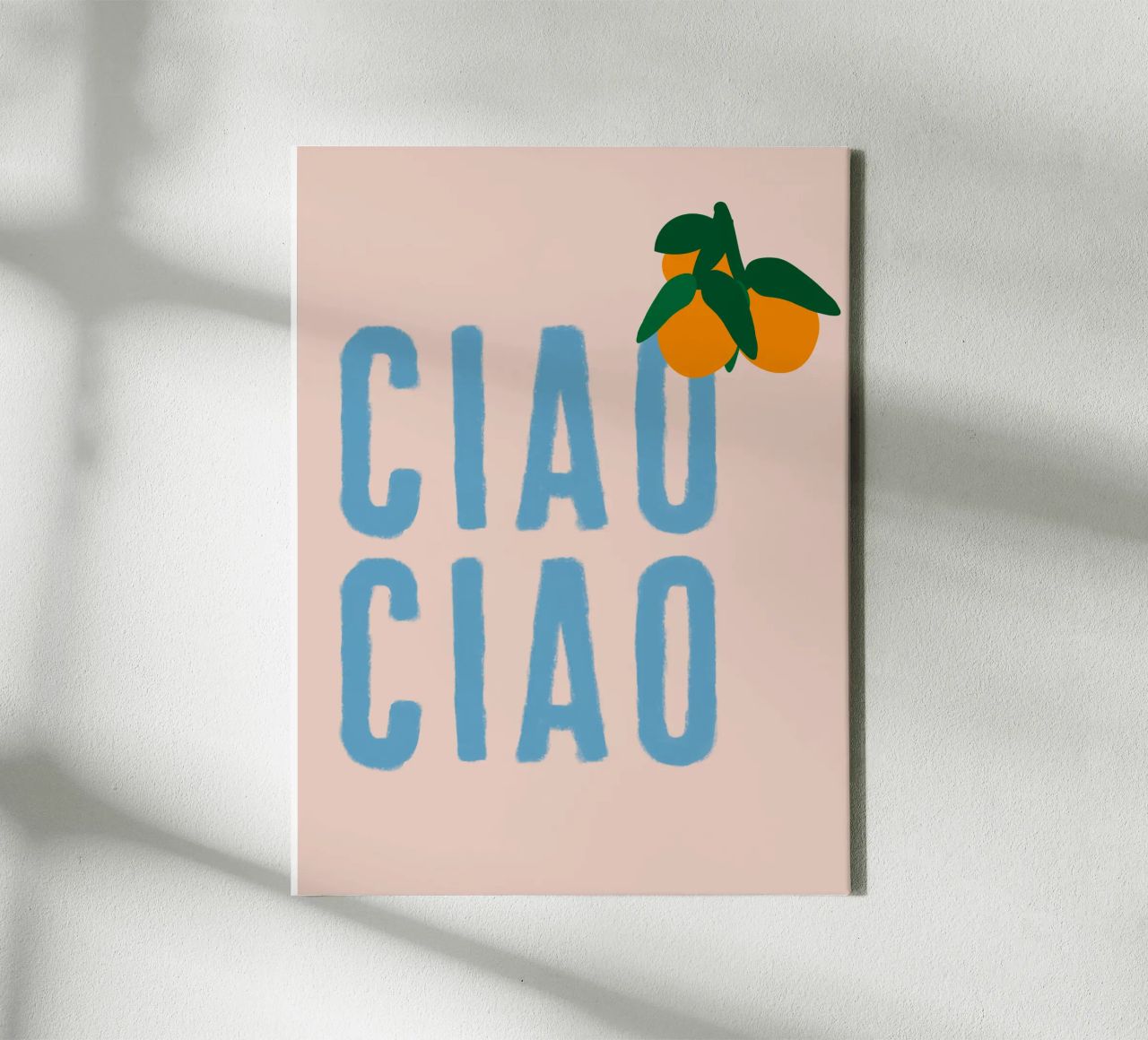 CIAO CIAO With oranges on beige canvas by Alisa Knöß