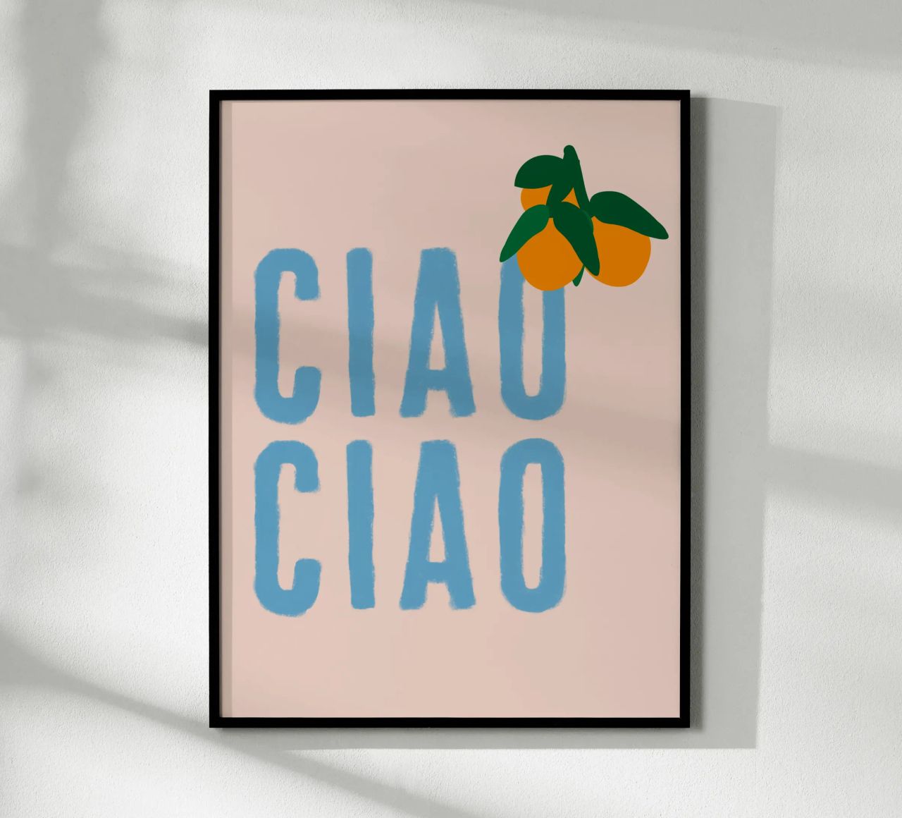 CIAO CIAO Con arance su beige poster da Alisa Knöß