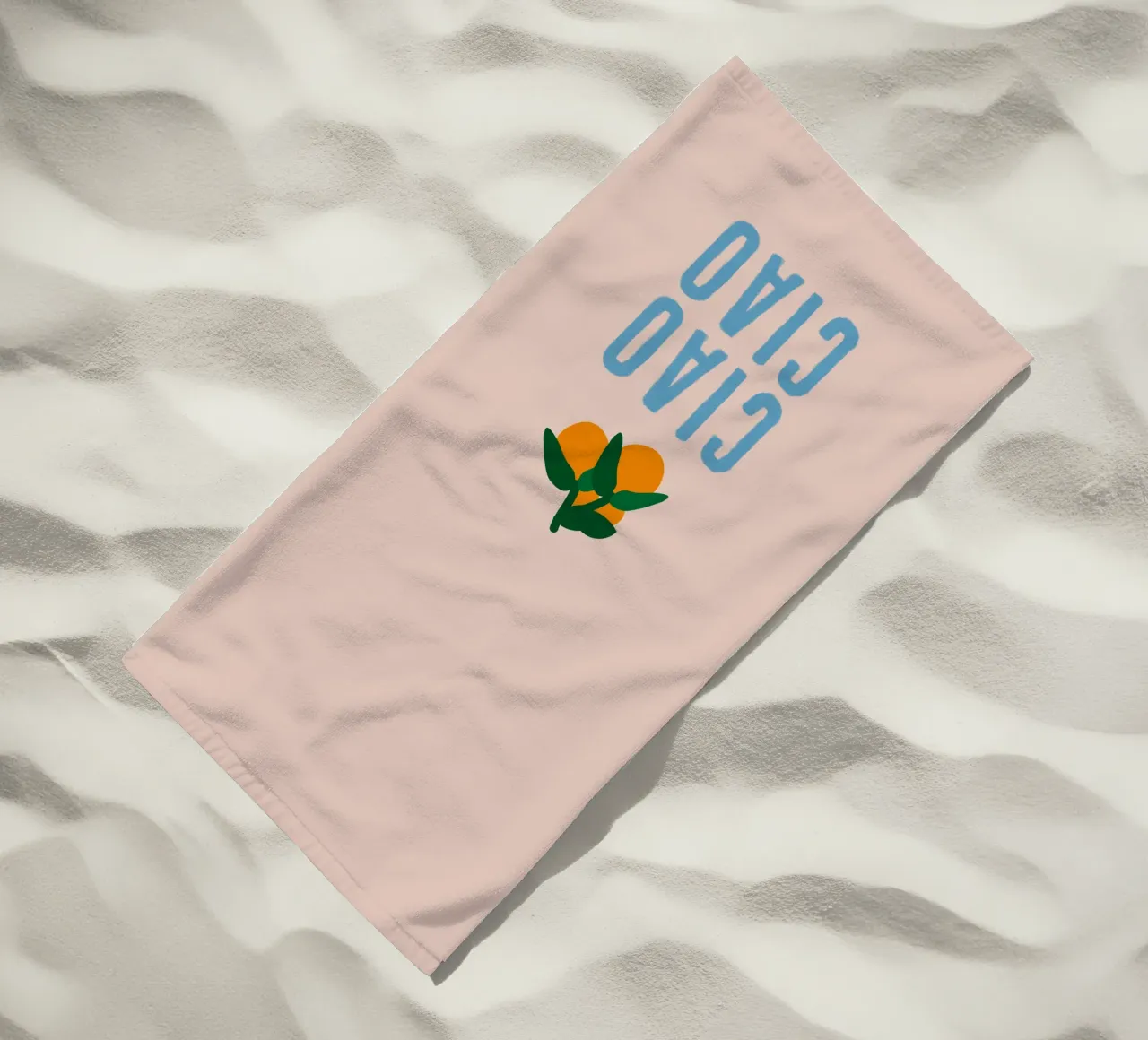 CIAO CIAO Con arance su beige telo mare da Alisa Knöß