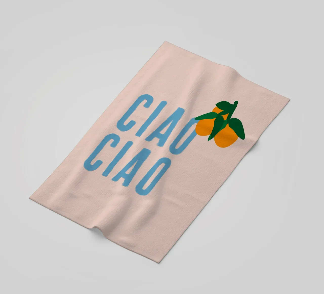 CIAO CIAO Con arance su beige telo mare da Alisa Knöß