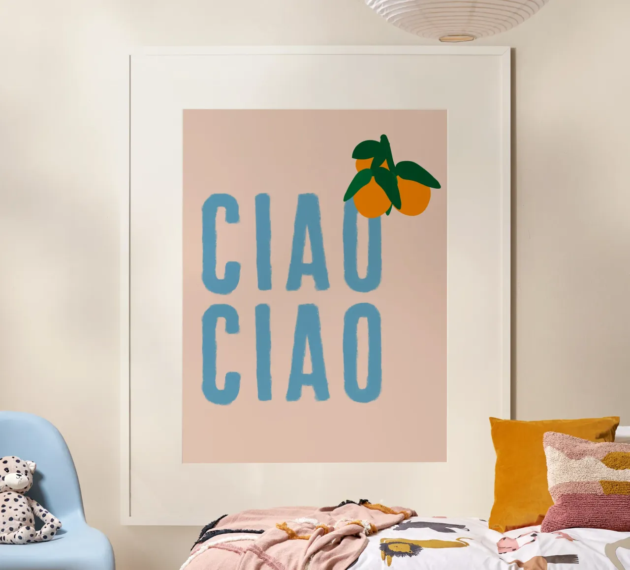 CIAO CIAO Con arance su beige carta hahnemühle da Alisa Knöß