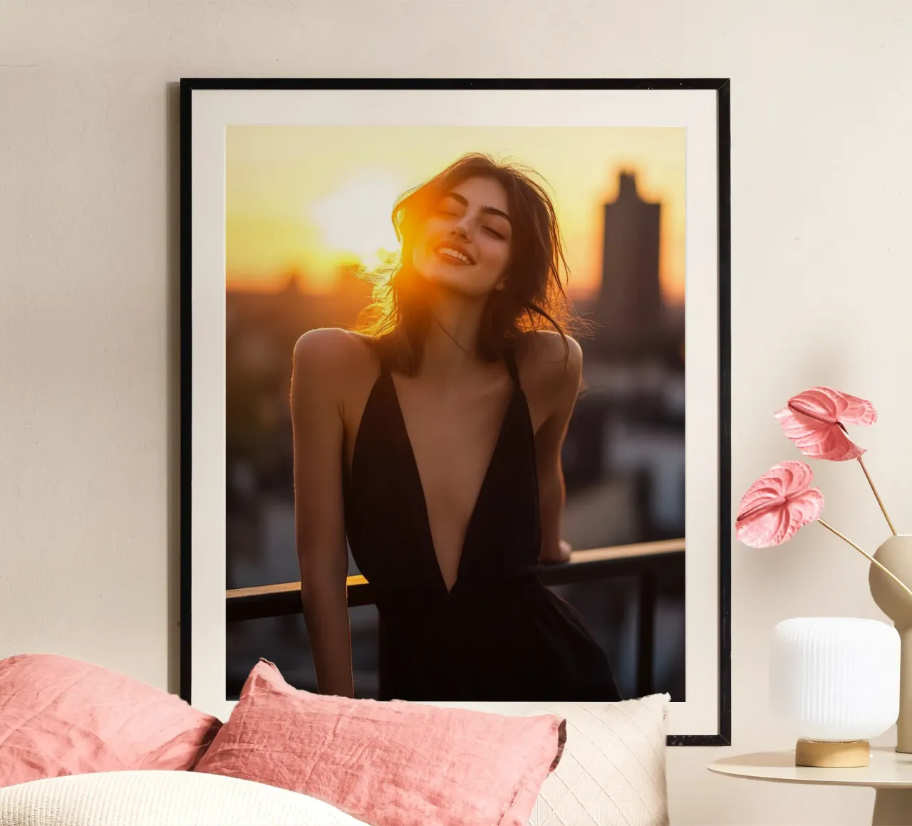 Impero di velluto poster con telaio in alluminio da PhotoVibe Decor