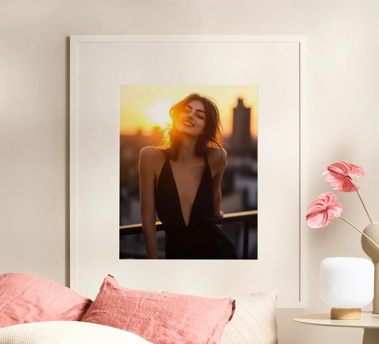 Impero di velluto poster con telaio in alluminio da PhotoVibe Decor