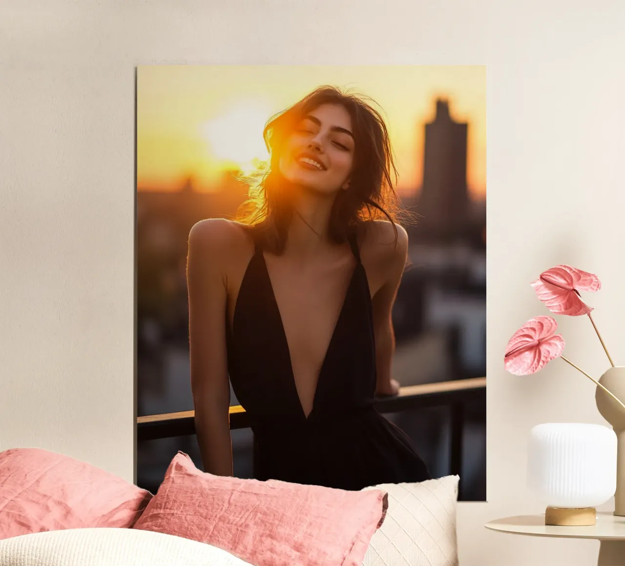 Impero di velluto poster con telaio in alluminio da PhotoVibe Decor