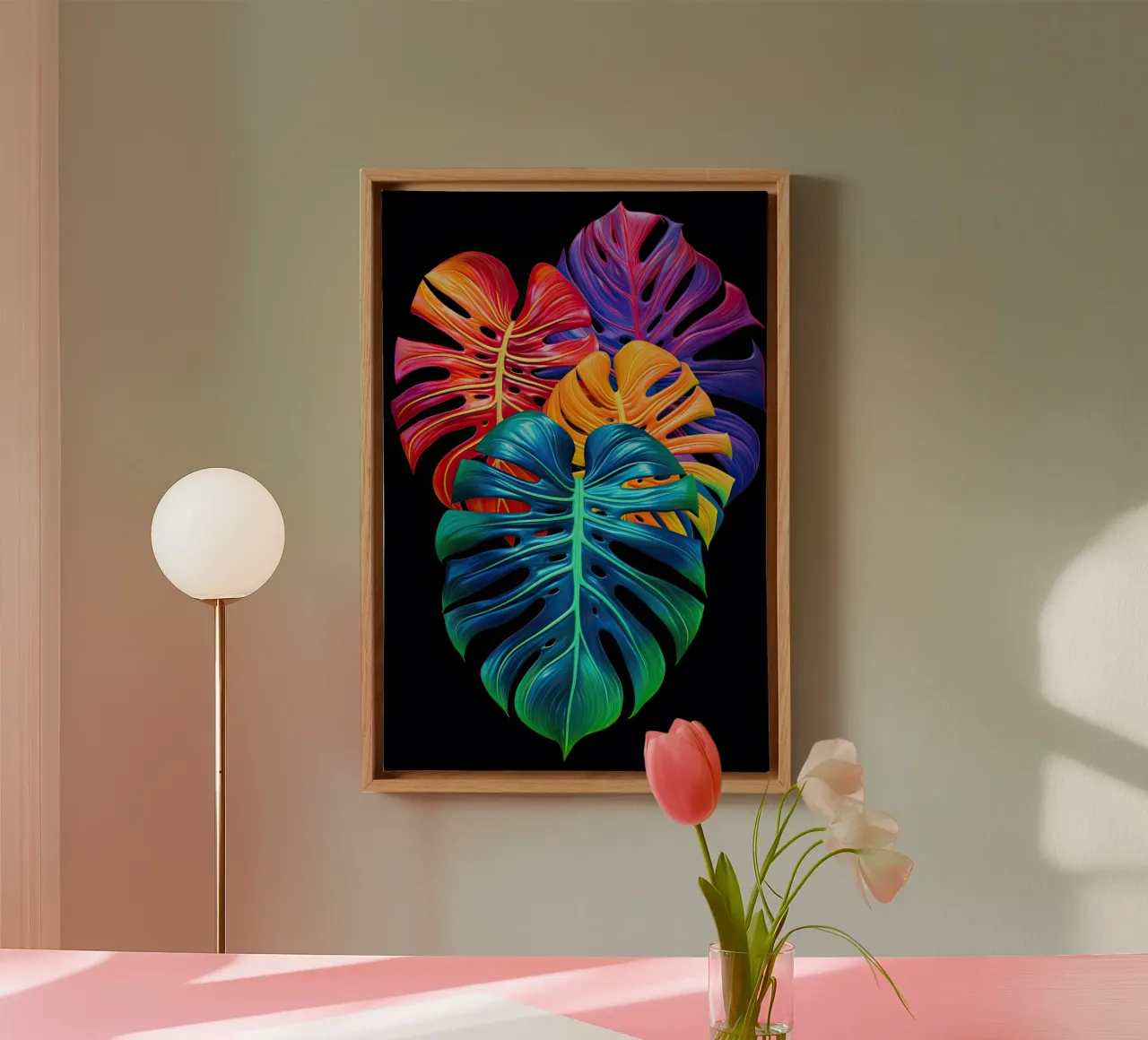 Muurkunst van Imagine canvas met Baklijst van Imagine