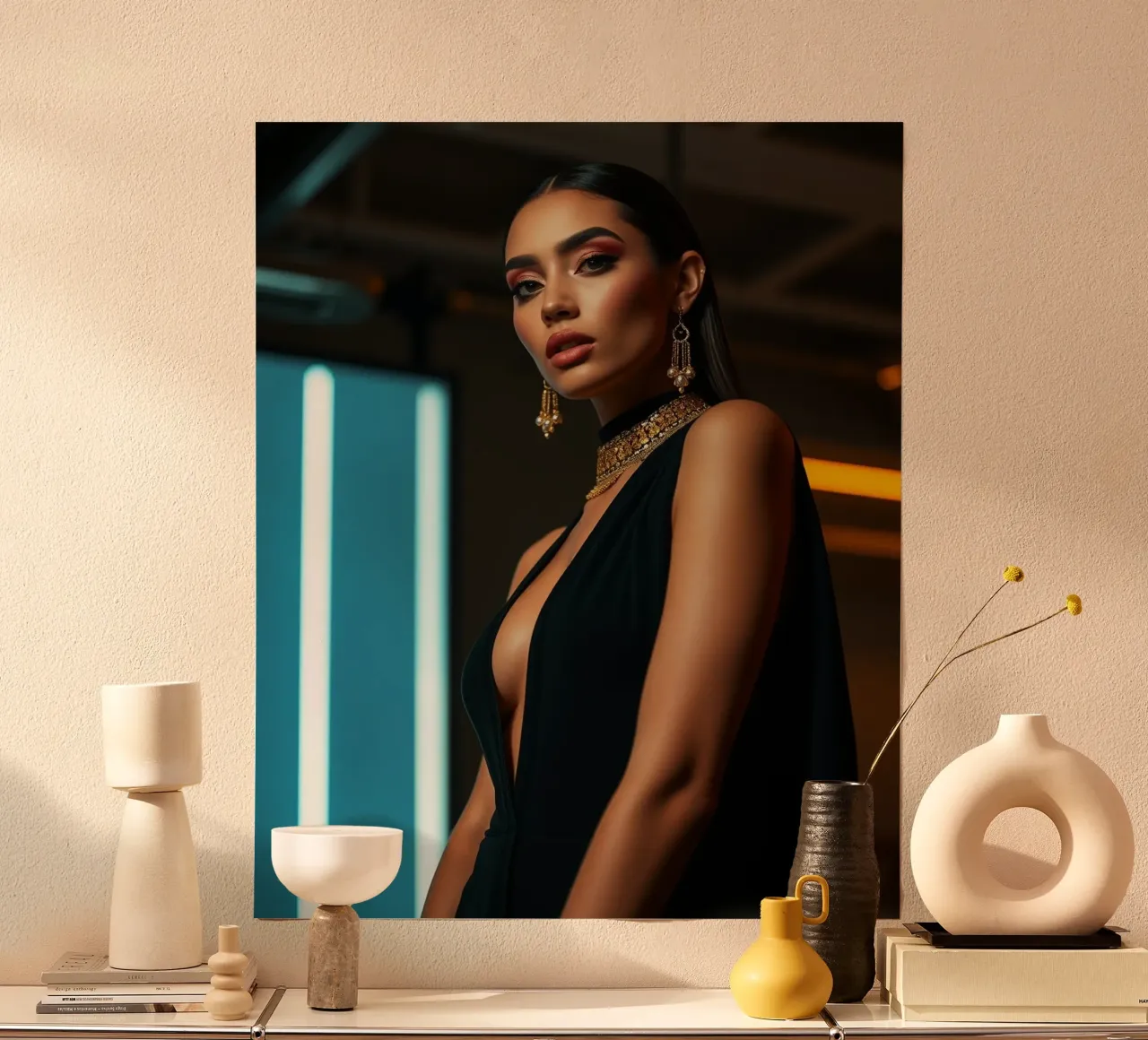 Impero di velluto poster con telaio in plastica da PhotoVibe Decor