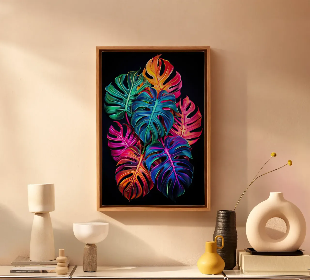 Wall-art by Imagine canvas with Floater frame by Imagine