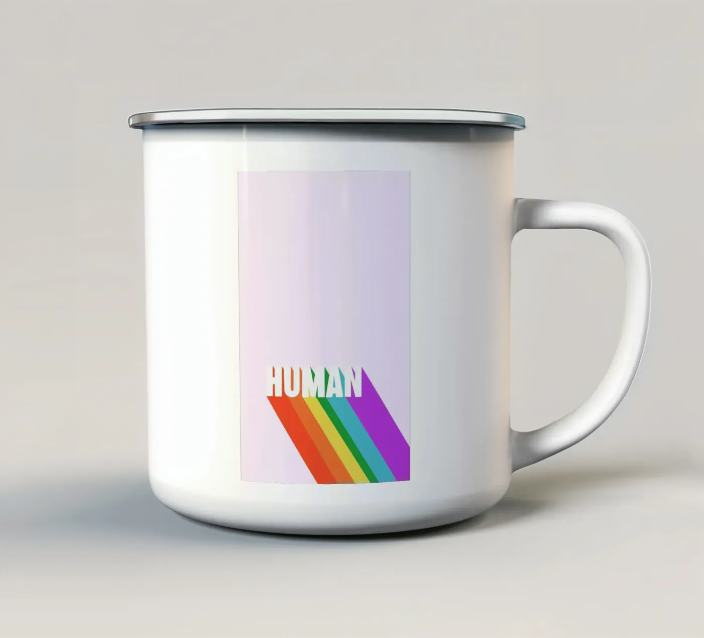 HUMAN enamel mug by Studio One