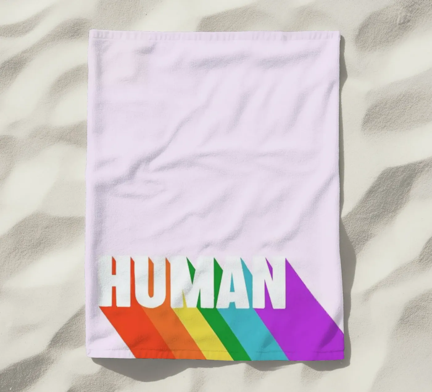 HUMAN beach towel by Studio One