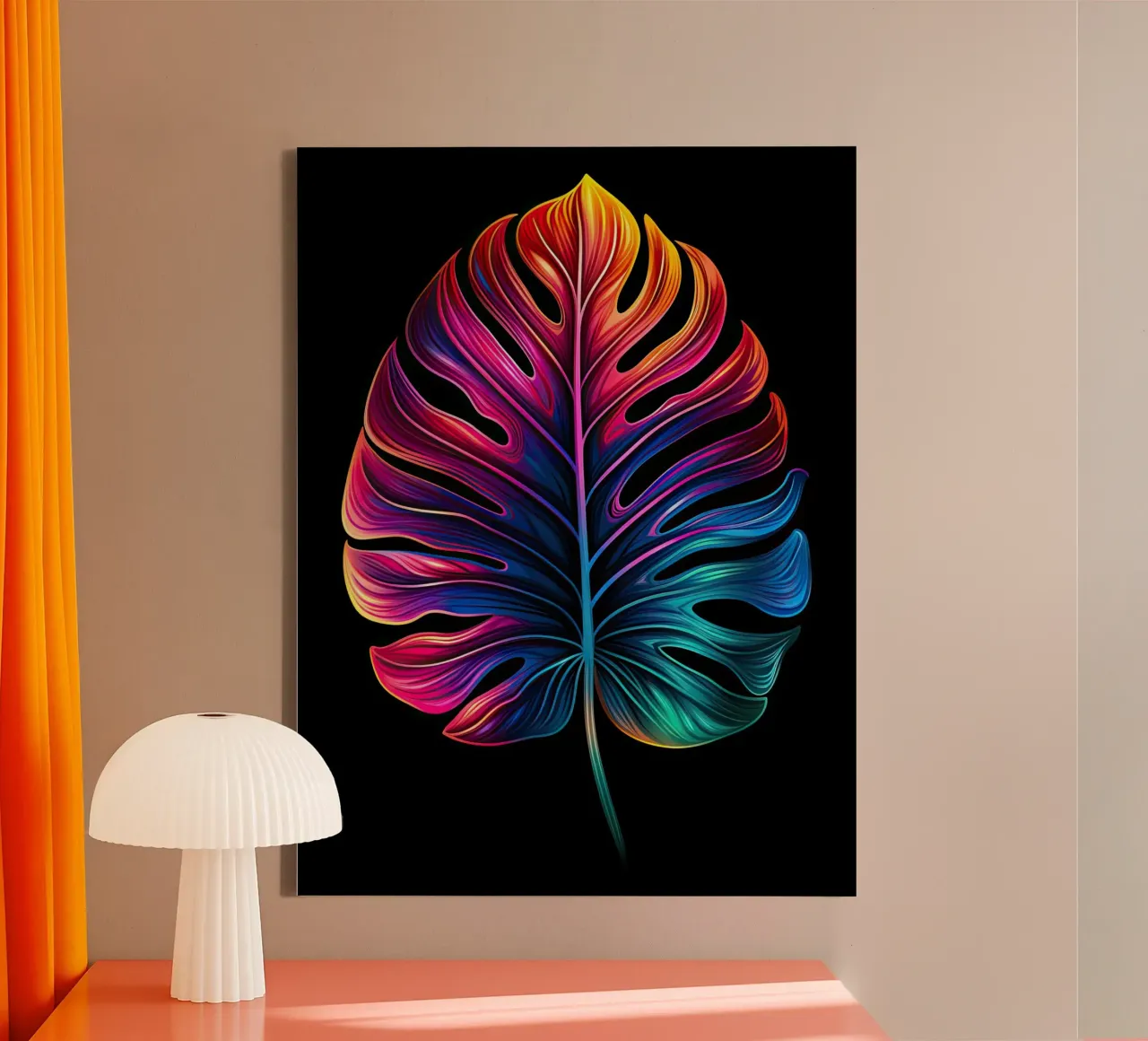 Muurkunst van Imagine canvas met Baklijst van Imagine