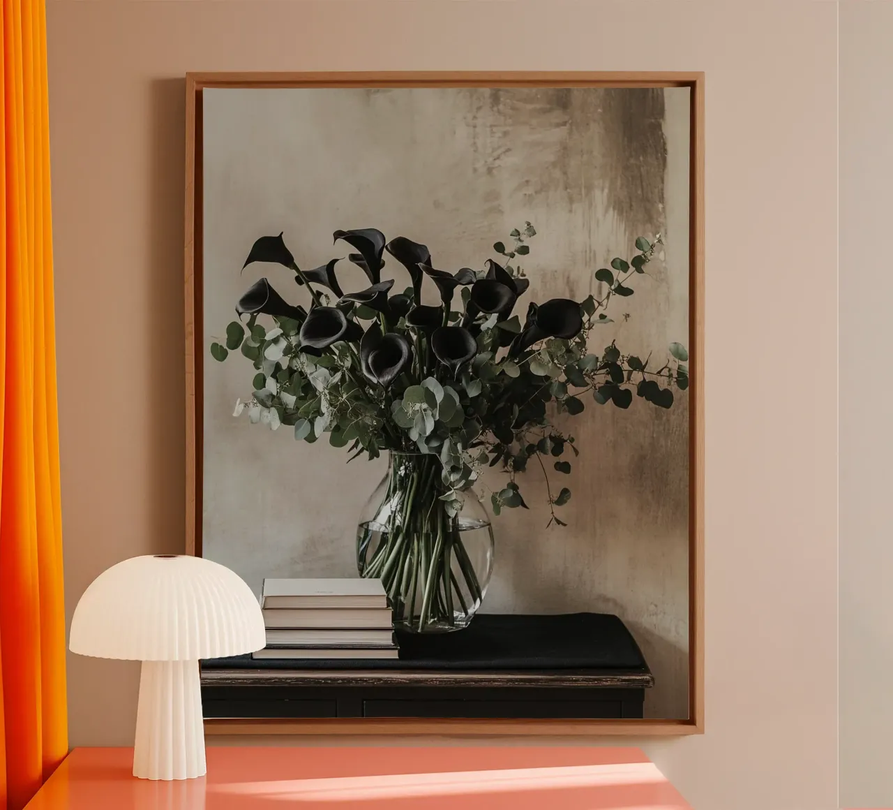Impero di velluto tela con Cornice a cassetta da PhotoVibe Decor