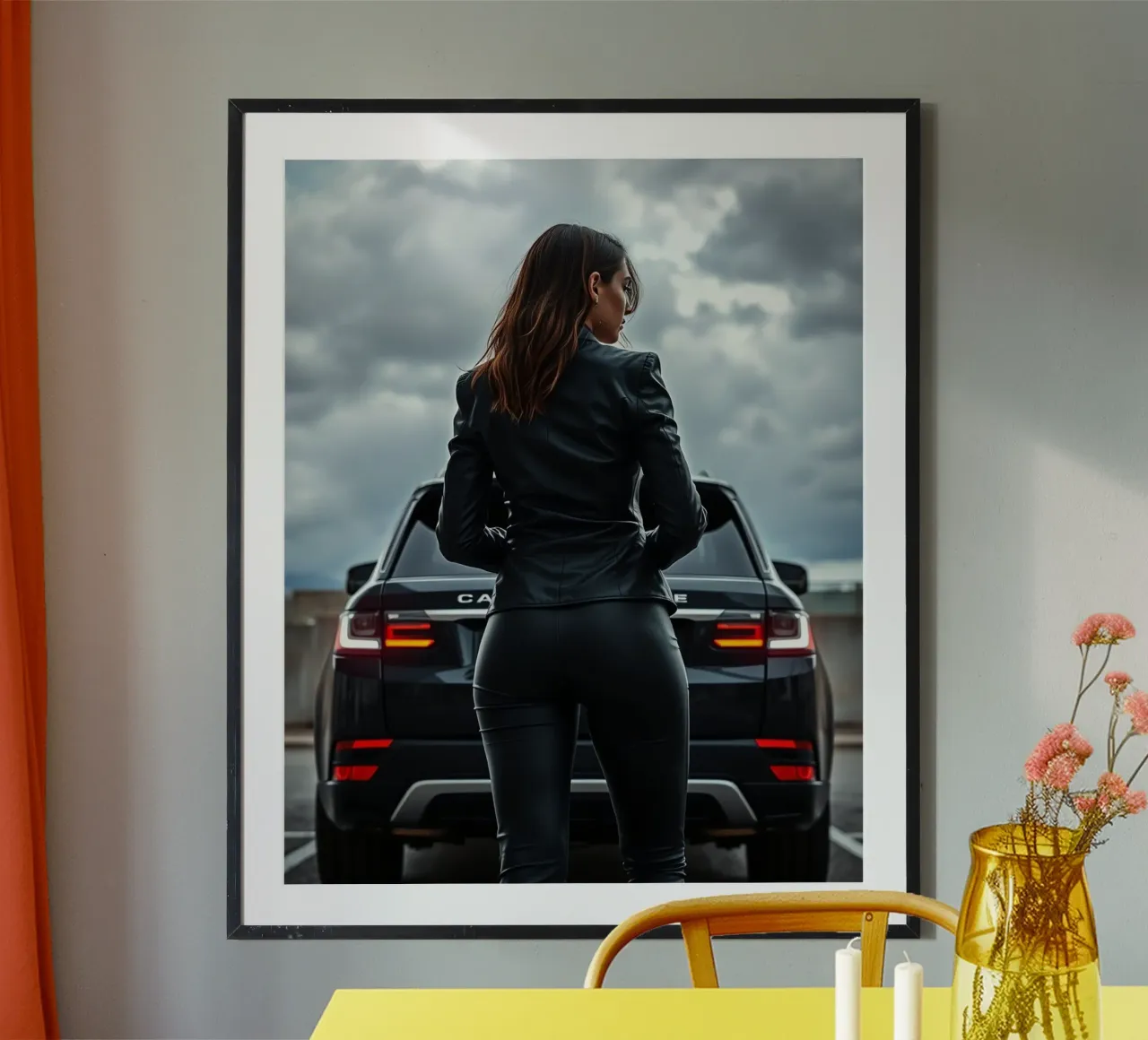Impero di velluto poster con telaio in plastica da PhotoVibe Decor