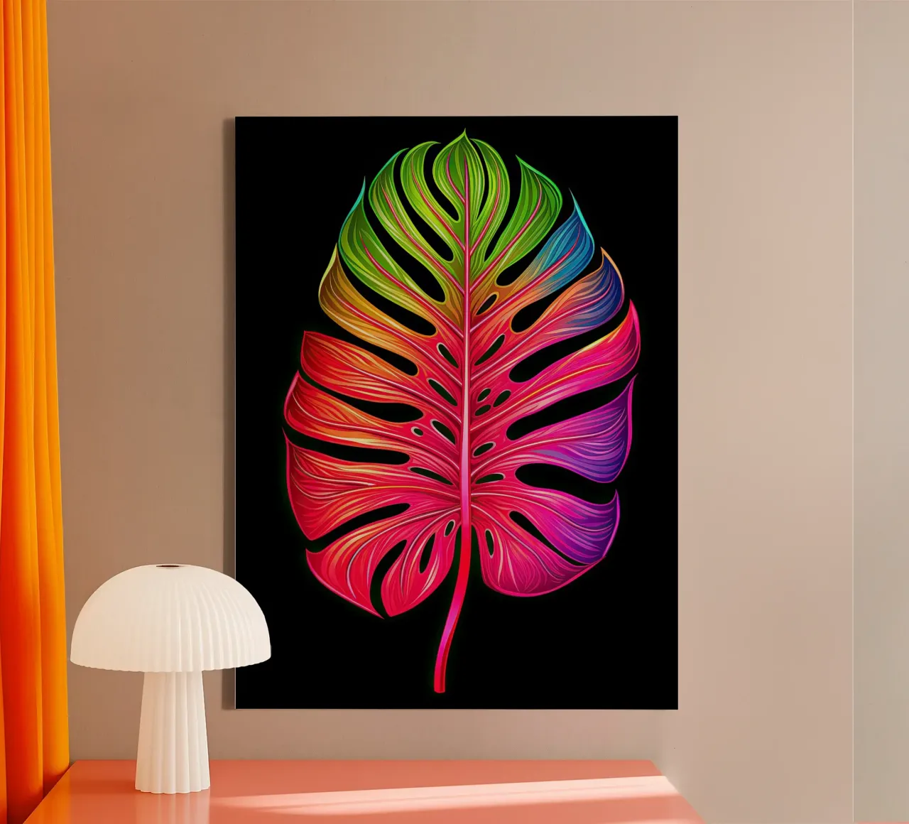 Muurkunst van Imagine canvas met Baklijst van Imagine